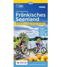 Cycling Maps Germany ADFC-Regionalkarte Fränkisches Seenland, 1:50.000, reiß- und wetterfest, GPS-Tracks Download BVA BikeMedia