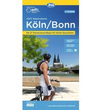 Radkarten Deutschland ADFC-Regionalkarte Köln/Bonn 1:75.000, reiß- und wetterfest, GPS-Tracks Download KOMPASS freytag & berndt