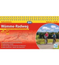 Kompakt-Spiralo BVA Wümme-Radweg, 1:50.000, mit GPS-Track Download KOMPASS freytag & berndt