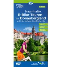 Radkarten ADFC Traumhafte E-Bike-Touren im Donaubergland 1:75.000, reiß- und wetterfest, GPS-Tracks Download, mit Tourenvorschlägen KOMPASS freytag & berndt