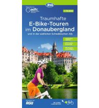 Cycling Maps ADFC Traumhafte E-Bike-Touren im Donaubergland 1:75.000, reiß- und wetterfest, GPS-Tracks Download, mit Tourenvorschlägen BVA BikeMedia
