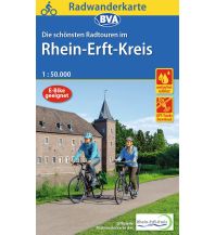 Radwanderkarte BVA Die schönsten Radtouren im Rhein-Erft-Kreis 1:50.000, reiß- und wetterfest, GPS-Tracks Download KOMPASS freytag & berndt