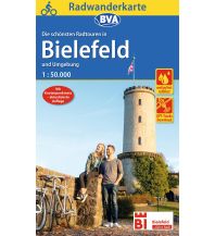 Radwanderkarte BVA Radwandern in Bielefeld und Umgebung 1:50.000, reiß- und wetterfest, GPS-Tracks Download KOMPASS freytag & berndt