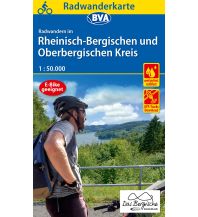 Radwanderkarte BVA Radwandern im Rheinisch-Bergischen und Oberbergischen Kreis 1:50.000, reiß- und wetterfest, GPS-Tracks Download KOMPASS freytag & berndt