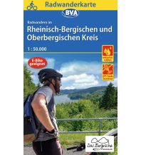 Radwanderkarte BVA Radwandern im Rheinisch-Bergischen und Oberbergischen Kreis 1:50.000, reiß- und wetterfest, GPS-Tracks Download KOMPASS freytag & berndt