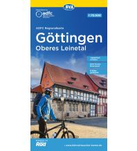ADFC-Regionalkarte Göttingen Oberes Leinetal, 1:75.000, reiß- und wetterfest, GPS-Tracks Download KOMPASS freytag & berndt
