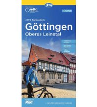 ADFC-Regionalkarte Göttingen Oberes Leinetal, 1:75.000, reiß- und wetterfest, GPS-Tracks Download KOMPASS freytag & berndt