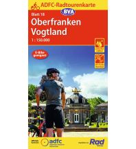 Cycling Maps Germany ADFC-Radtourenkarte 18, Oberfranken, Vogtland 1:150.000 BVA BikeMedia