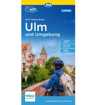 ADFC-Regionalkarte Ulm und Umgebung, 1:75.000, reiß- und wetterfest, GPS-Tracks Download KOMPASS freytag & berndt