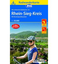 Radkarten Deutschland Radwanderkarte BVA Radwandern im Rhein-Sieg-Kreis 1:50.000 KOMPASS freytag & berndt