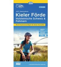 Radkarten Deutschland ADFC Regionalkarte Kieler Förde Holsteinische Schweiz & Fehmarn mit Tourenvorschlägen, 1:75.000, reiß- und wetterfest, GPS-Tracks Download, E-Bike geeignet KOMPASS freytag & berndt