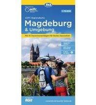 ADFC Regionalkarte Magdeburg & Umgebung mit Tourenvorschlägen, 1:75.000, reiß- und wetterfest, GPS-Tracks Download, E-Bike geeignet KOMPASS freytag & berndt