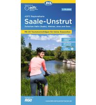 Cycling Maps Germany ADFC Regionalkarte Saale-Unstrut mit Tourenvorschlägen, 1:75.000, reiß- und wetterfest, GPS-Tracks Download, E-Bike geeignet BVA BikeMedia