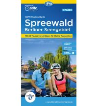Radkarten Deutschland ADFC Regionalkarte Spreewald /Berliner Seengebiet mit Tourenvorschlägen, 1:75.000, reiß- und wetterfest, GPS-Tracks Download, E-Bike geeignet KOMPASS freytag & berndt