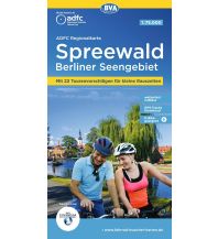 Radkarten Deutschland ADFC Regionalkarte Spreewald /Berliner Seengebiet mit Tourenvorschlägen, 1:75.000, reiß- und wetterfest, GPS-Tracks Download, E-Bike geeignet KOMPASS freytag & berndt