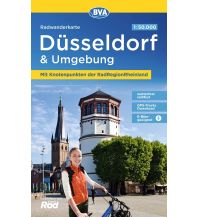 Radwanderkarte BVA Düsseldorf & Umgebung, mit Knotenpunkten der RadRegionRheinland, 1:50.000, reiß- und wetterfest, GPS-Tracks Download, E-Bike geeignet KOMPASS freytag & berndt