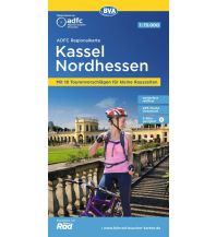 Radkarten Deutschland ADFC-Regionalkarte Kassel Nordhessen, 1:75.000, reiß- und wetterfest, GPS-Tracks Download KOMPASS freytag & berndt