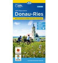 Cycling Maps Germany ADFC-Regionalkarte Ferienland Donau-Ries / Geopark Ries, 1:50.000, reiß- und wetterfest, GPS-Tracks Download BVA BikeMedia