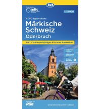 Radkarten Deutschland ADFC-Regionalkarte Märkische Schweiz Oderbruch,1:75.000, reiß- und wetterfest, GPS-Tracks Download KOMPASS freytag & berndt