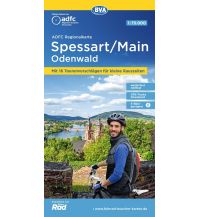 Radkarten Deutschland ADFC-Regionalkarte Spessart/Main/Odenwald, 1:75.000, reiß- und wetterfest, GPS-Tracks Download KOMPASS freytag & berndt