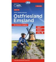 Radkarten Niederlande ADFC-Radtourenkarte 5, Ostfriesland, Emsland 1:150.000 KOMPASS freytag & berndt