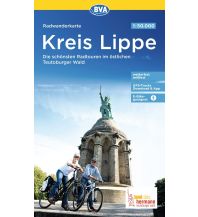 Radwanderkarte BVA Kreis Lippe Die schönsten Radtouren im östlichen Teutoburger Wald 1:50.000, reiß- und wetterfest, GPS-Tracks Download & App, E-Bike-geeignet KOMPASS freytag & berndt