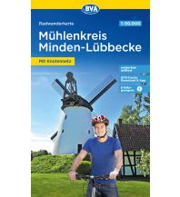 Radkarten Deutschland Radwanderkarte BVA Radwandern im Mühlenkreis Minden-Lübbecke 1:50.000, reiß- und wetterfest, GPS-Tracks Download BVA BikeMedia