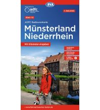 Cycling Maps Germany ADFC Radtourenkarte 10, Münsterland, Niederrhein 1:150.000 BVA BikeMedia