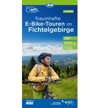 Radkarten Deutschland ADFC Traumhafte E-Bike-Touren im Fichtelgebirge, 1:75.000, wetterfest, reißfest, GPS-Tracks Download, mit Tourenvorschlägen BVA BikeMedia