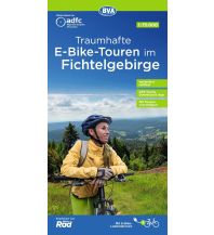 Radkarten Deutschland ADFC Traumhafte E-Bike-Touren im Fichtelgebirge, 1:75.000, wetterfest, reißfest, GPS-Tracks Download, mit Tourenvorschlägen KOMPASS freytag & berndt
