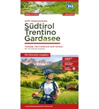 Straßenkarten Italien ADFC-Radtourenkarte 28, Südtirol, Trentino, Gardasee 1:150.000 KOMPASS freytag & berndt