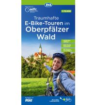 Cycling Maps Germany ADFC Traumhafte E-Bike-Touren im Oberpfälzer Wald, 1:75.000, mit Tagestourenvorschlägen, reiß- und wetterfest, GPS-Tracks-Download BVA BikeMedia