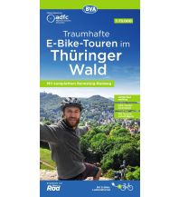Cycling Maps Germany ADFC Traumhafte E-Bike-Touren im Thüringer Wald, 1:75.000, mit Tagestourenvorschlägen, reiß- und wetterfest, GPS-Tracks-Download BVA BikeMedia