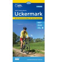 Radkarten Deutschland ADFC-Regionalkarte Uckermark 1:75.000 BVA BikeMedia