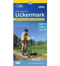Radkarten Deutschland ADFC-Regionalkarte Uckermark 1:75.000 KOMPASS freytag & berndt