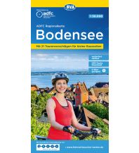 Radkarten Österreich ADFC-Regionalkarte Bodensee 1:50.000 BVA BikeMedia
