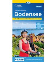 Cycling Maps Switzerland ADFC-Regionalkarte Bodensee 1:50.000 BVA BikeMedia