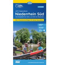 Radkarten Niederlande ADFC-Regionalkarte Niederrhein Süd 1:75.000, mit Tagestourenvorschlägen, reiß- und wetterfest, E-Bike-geeignet, mit Knotenpunkten, GPS-Tracks-Download KOMPASS freytag & berndt