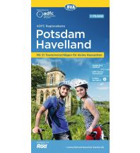 Radkarten Deutschland ADFC-Regionalkarte Potsdam Havelland, 1:75.000, mit Tagestourenvorschlägen, reiß- und wetterfest, E-Bike-geeignet, GPS-Tracks-Download KOMPASS freytag & berndt