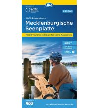 Radkarten Deutschland ADFC-Regionalkarte Mecklenburgische Seenplatte 1:75.000 KOMPASS freytag & berndt