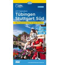 Radkarten Deutschland ADFC-Regionalkarte Tübingen/Reutlingen Stuttgart Süd, 1:75.000, reiß- und wetterfest, GPS-Tracks Download BVA BikeMedia