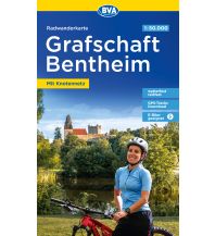 Radkarten Deutschland Radwanderkarte BVA Radwandern in der Grafschaft Bentheim 1:50.000, reiß- und wetterfest, GPS-Tracks Download BVA BikeMedia