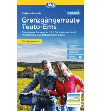 Radkarten Deutschland Radwanderkarte BVA Radwandern auf der Grenzgängerroute Teuto-Ems 1:50.000, reiß- und wetterfest, GPS-Tracks Download KOMPASS freytag & berndt