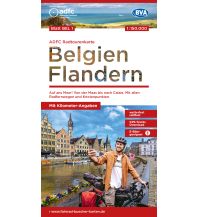 Radkarten Frankreich ADFC-Radtourenkarte BEL 1, Belgien - Flandern 1:150.000 BVA BikeMedia