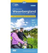 Radkarten Deutschland ADFC-Regionalkarte Weserbergland 1:75.000 KOMPASS freytag & berndt