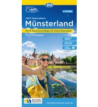 Radkarten Deutschland ADFC-Regionalkarte Münsterland 1:75.000 BVA BikeMedia