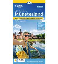 Radkarten Deutschland ADFC-Regionalkarte Münsterland 1:75.000 KOMPASS freytag & berndt
