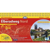 Cycling Guides Germany ADFC-Radreiseführer Elberadweg Nord 1:75.000 praktische Spiralbindung, reiß- und wetterfest, GPS-Tracks Download BVA BikeMedia