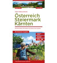 Cycling Maps Austria ADFC-Radtourenkarte ÖS3, Österreich - Steiermark, Kärnten 1:150.000 BVA BikeMedia