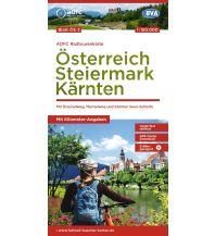 Radkarten Österreich ADFC-Radtourenkarte ÖS3, Österreich - Steiermark, Kärnten 1:150.000 KOMPASS freytag & berndt